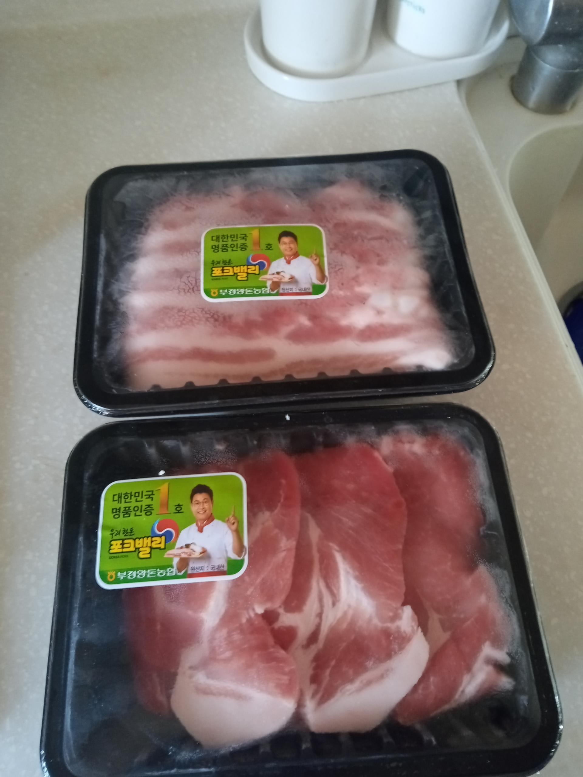 통영 명품 한돈 선물세트 (삼겹 500g+목심 500g) + 부위별 100g 추가 증량