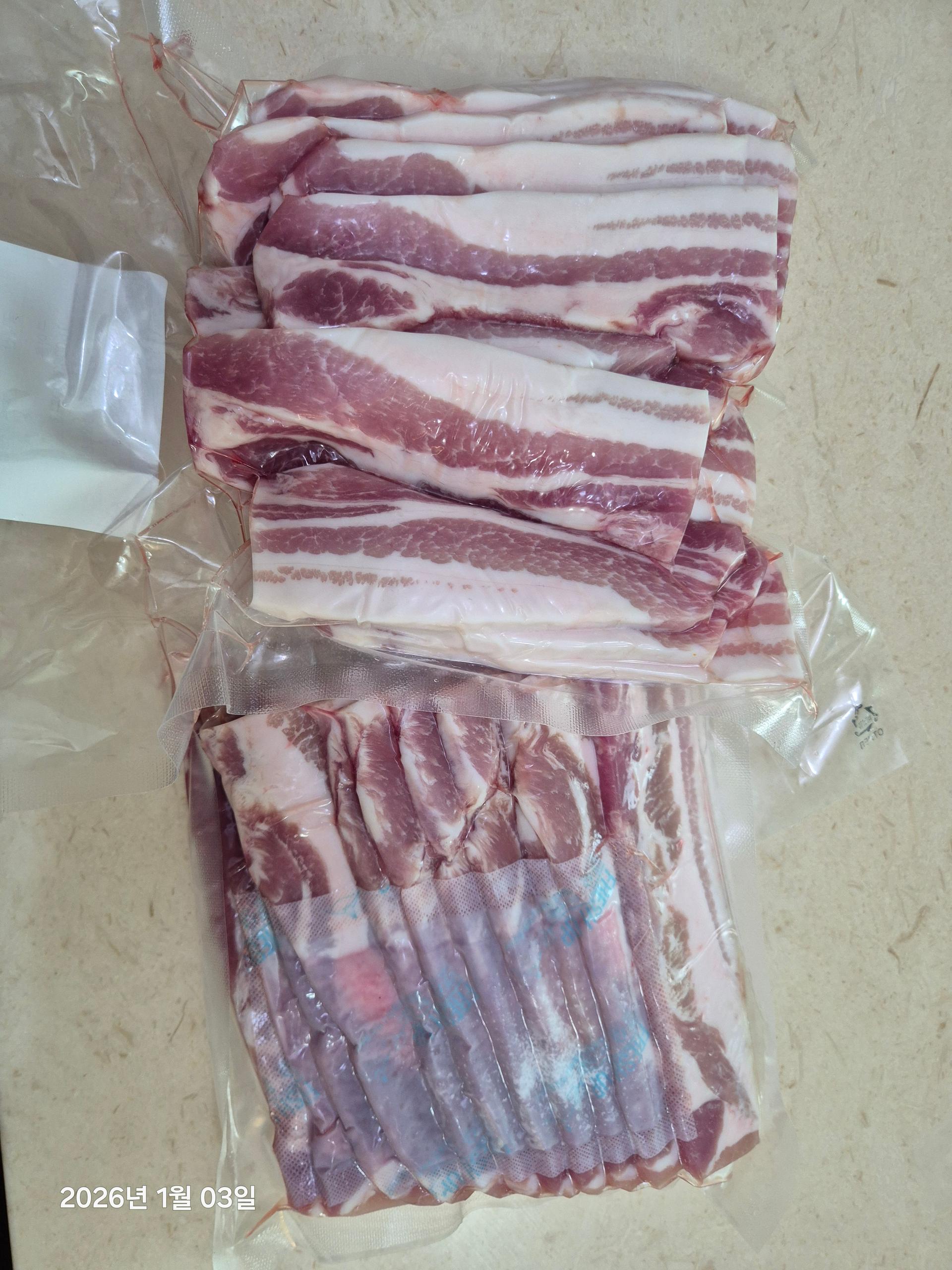 한돈 삼겹살 세트 1.2kg