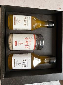 들기름 180ml+생들기름 180ml+들깨가루 120g 3종 선물세트-2