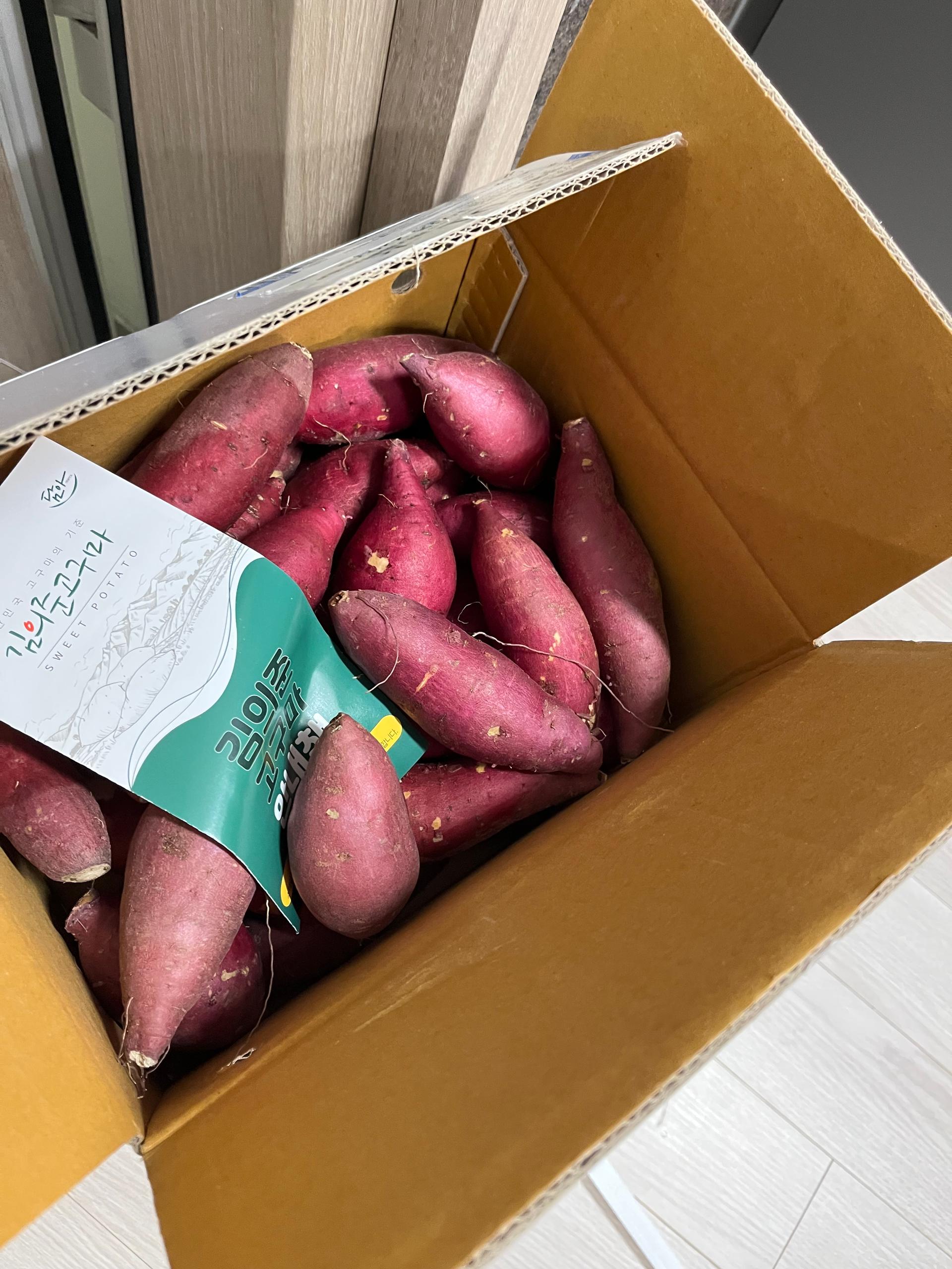 [EVENT] 무농약 김의준 꿀고구마 (대 3kg + 대/하 3kg) + 대 2kg 추가증정