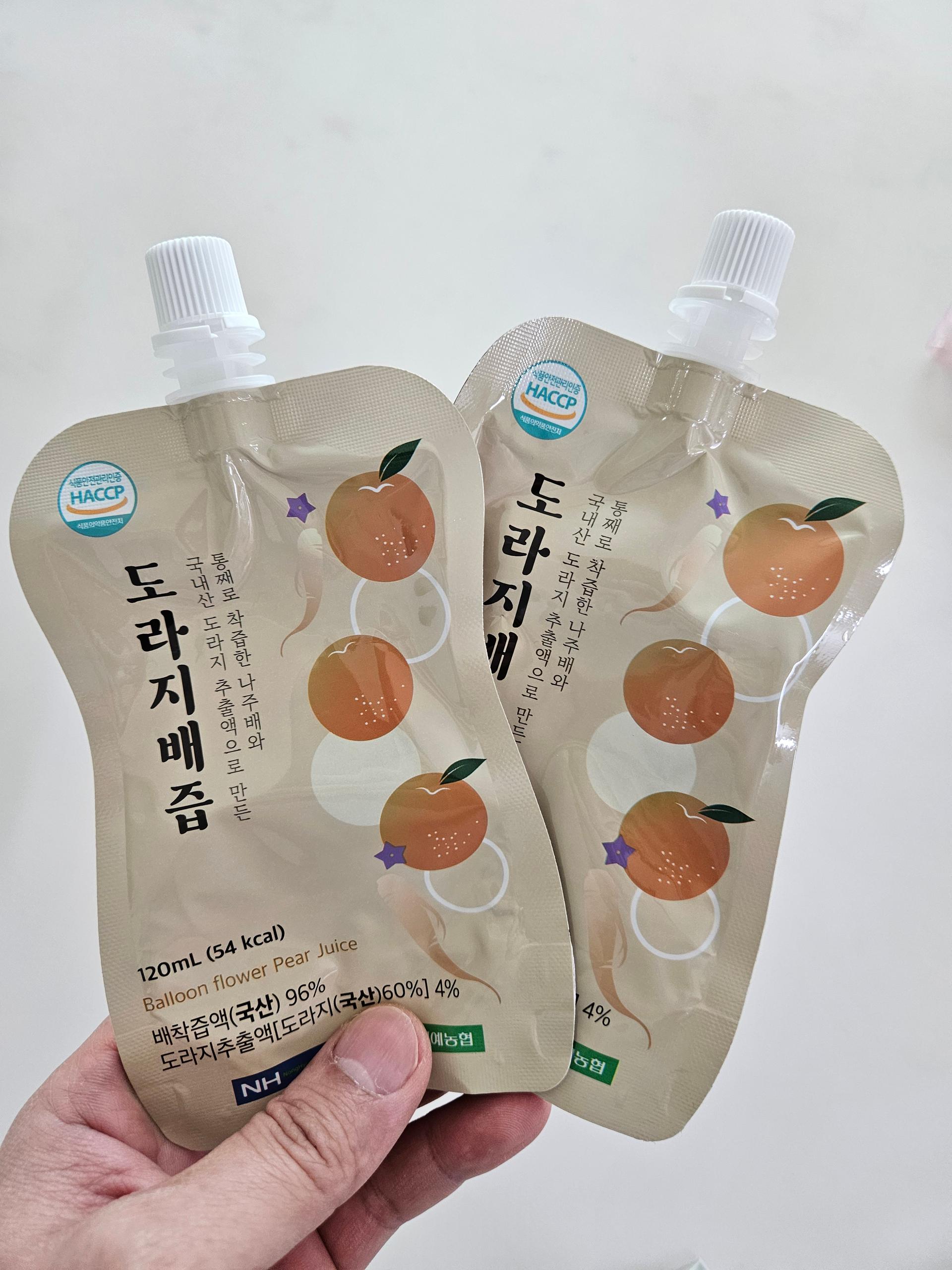 나주배 100% 착즙 배즙(순수&도라지) 30포