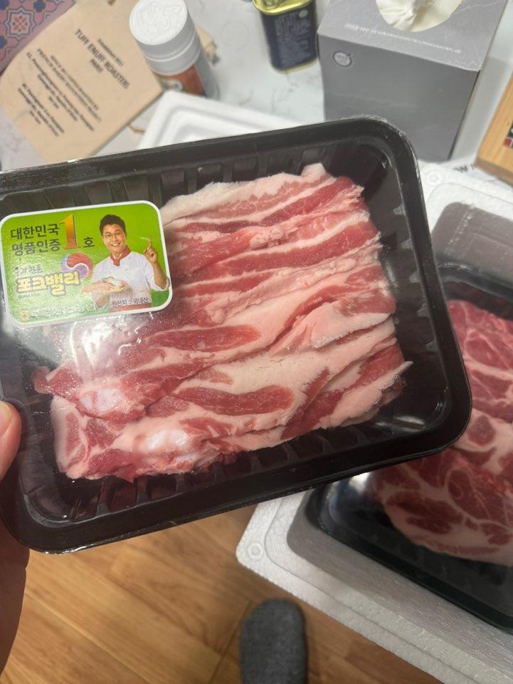 통영 명품 한돈 선물세트 (삼겹 500g+목심 500g) + 부위별 100g 추가 증량