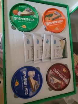 임실치즈농협 3호 선물세트 (포션&슬라이스 치즈 8개)-1