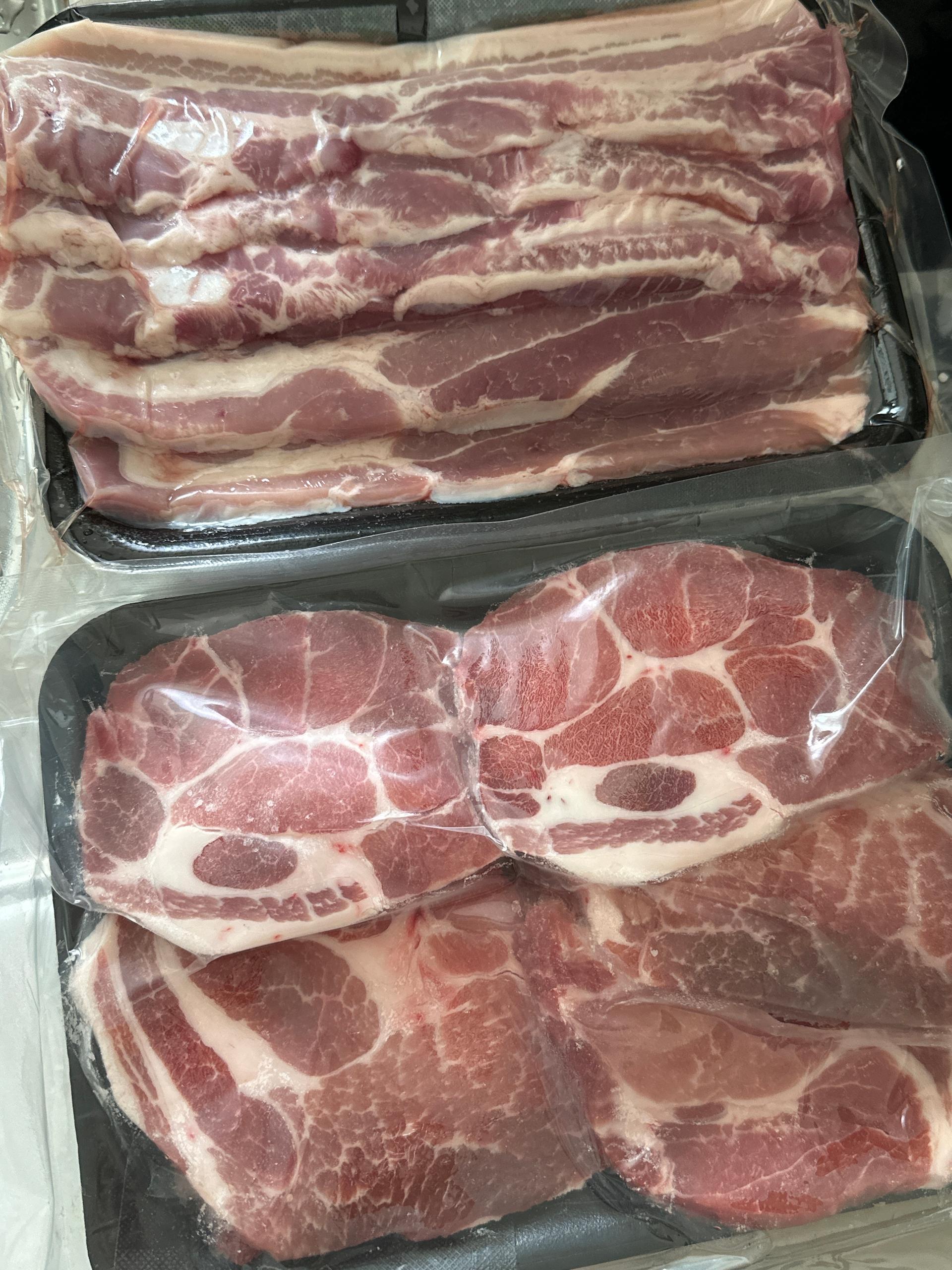 100% 국내산 한돈세트 최대 1.6kg 증정