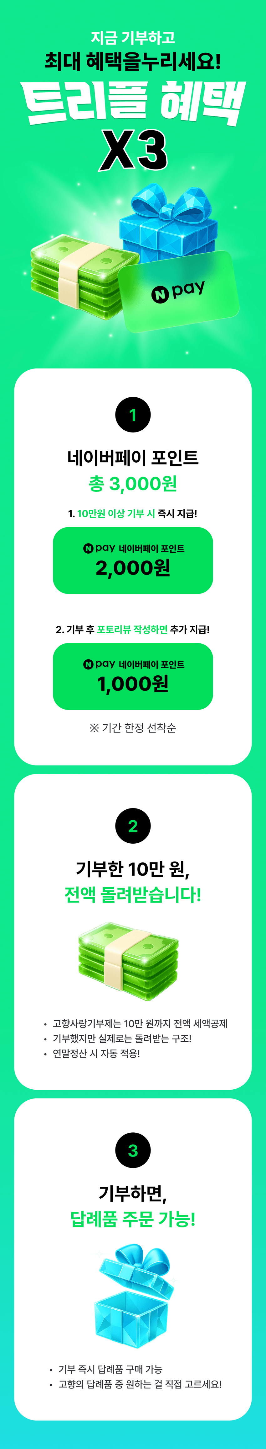네이버페이 트리플 혜택 이미지