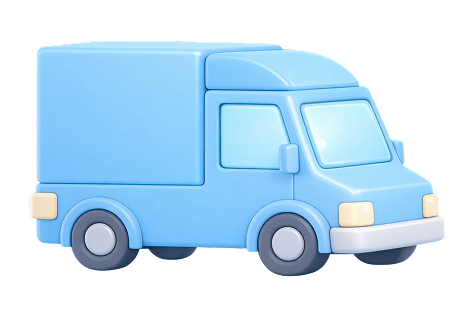 무료 배송 트럭 이미지